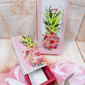 Túi Hộp Đựng Bánh Dứa Màu Hồng