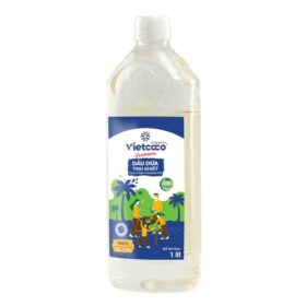 Dầu Dừa Tinh Khiết Organic Vietcoco (1 Lít) - Giao 1 Chai