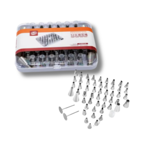 Bộ Đuôi Bắt Hoa Kem 8187 (52 cái)