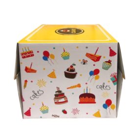 Hộp Quai Xách Vàng Kèm Đế (35cm)