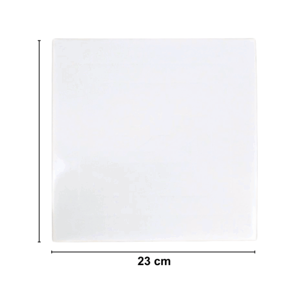 Đế Vuông K Mút Trắng (23cm)