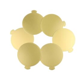 Đế Lót Bánh Hình Tròn Màu Vàng