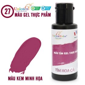 Màu Gel Tím Hoa Cà Unicorn D27 (28g)