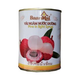 Vải Ngâm Nước Đường Baanmai (560g)