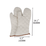 Găng Tay Vải Chịu Nhiệt Trắng Lớn