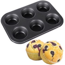 Khuôn Cupcake Đen 6B