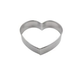 Khuôn Inox Tim Không Đáy 6cm*10cm - Giao 1 Cái