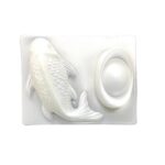 Khuôn Nhựa 1 Cá 1 Thỏi Vàng - Giao hàng 1 cái