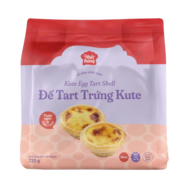 de-tart-mini-kute-moi Đế Tart Trứng Kute Nhất Hương (720 g - 60 cái) - Ảnh 1