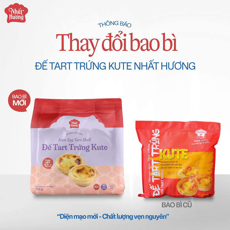 Đế Tart Trứng Kute Nhất Hương (720 g - 60 cái) 1 Đế Tart Trứng Kute Nhất Hương (720 g – 60 cái)