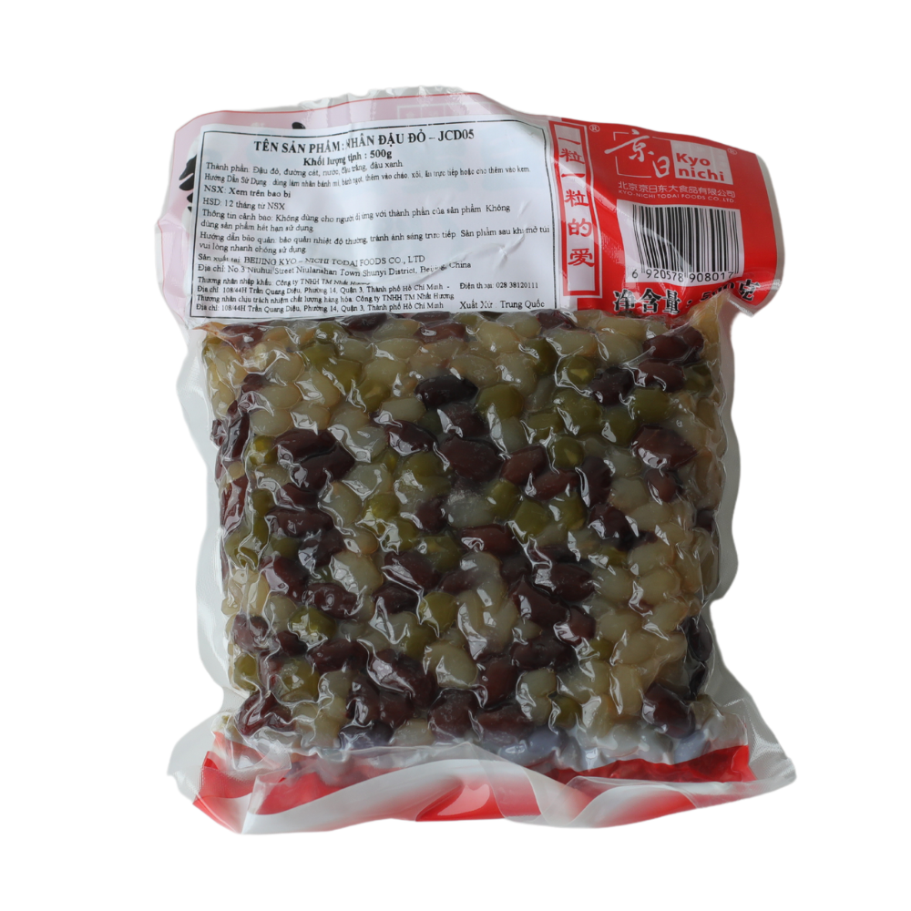 nhan-dau-do Nhân Đậu Đỏ Kyo Nichi JCD05 (500g) - Ảnh 1