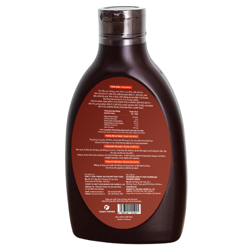 sot-socola-new-1.25kg-1 Sốt Sô Cô La Cacao Talk (1.25 kg) - Ảnh 2