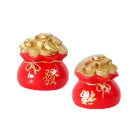 Hũ Vàng Nhựa Trang Trí