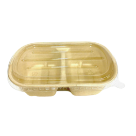 Hộp Bã Mía Kèm Nắp 2 Ngăn N700