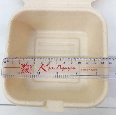 hop ba mia Hộp Bã Mía Vuông Màu Nâu (B003)