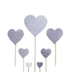 Set Cây Cắm Trái Tim Trang Trí Bánh - Ảnh 2