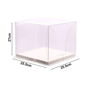 Hộp Mica Vuông Trong Suốt (25.5cm)