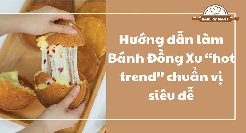 Hướng dẫn làm Bánh Đồng Xu “hot trend” chuẩn vị siêu dễ 1 làm bánh đồng xu