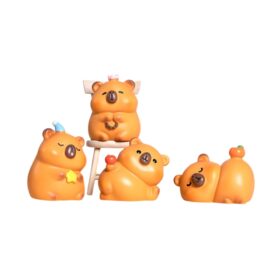 Set Capybara Nhựa 4 Con