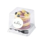 Hộp Nhựa Tròn XY902 Kèm Nĩa