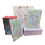 Hộp Thiếc CN Nhỏ Cặp Thỏ Kèm Túi - Giao 1 cái màu ngẫu nhiên