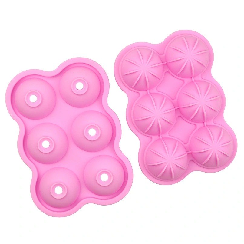 khuon mochi Khuôn Mochi Silicon 6 Ô - Ảnh 1