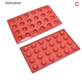 Khuôn Silicon 24 Ô Hình Cầu