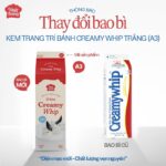 Kem Trang Trí Bánh Creamy Whip Trắng Nhất Hương - A3 (1 kg) - Ảnh 2