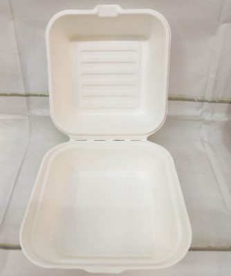 hop ba mia 03 Hộp Bã Mía Vuông Màu Trắng(B003)