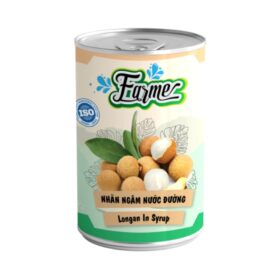 Nhãn Ngâm Nước Đường Farme (560g)