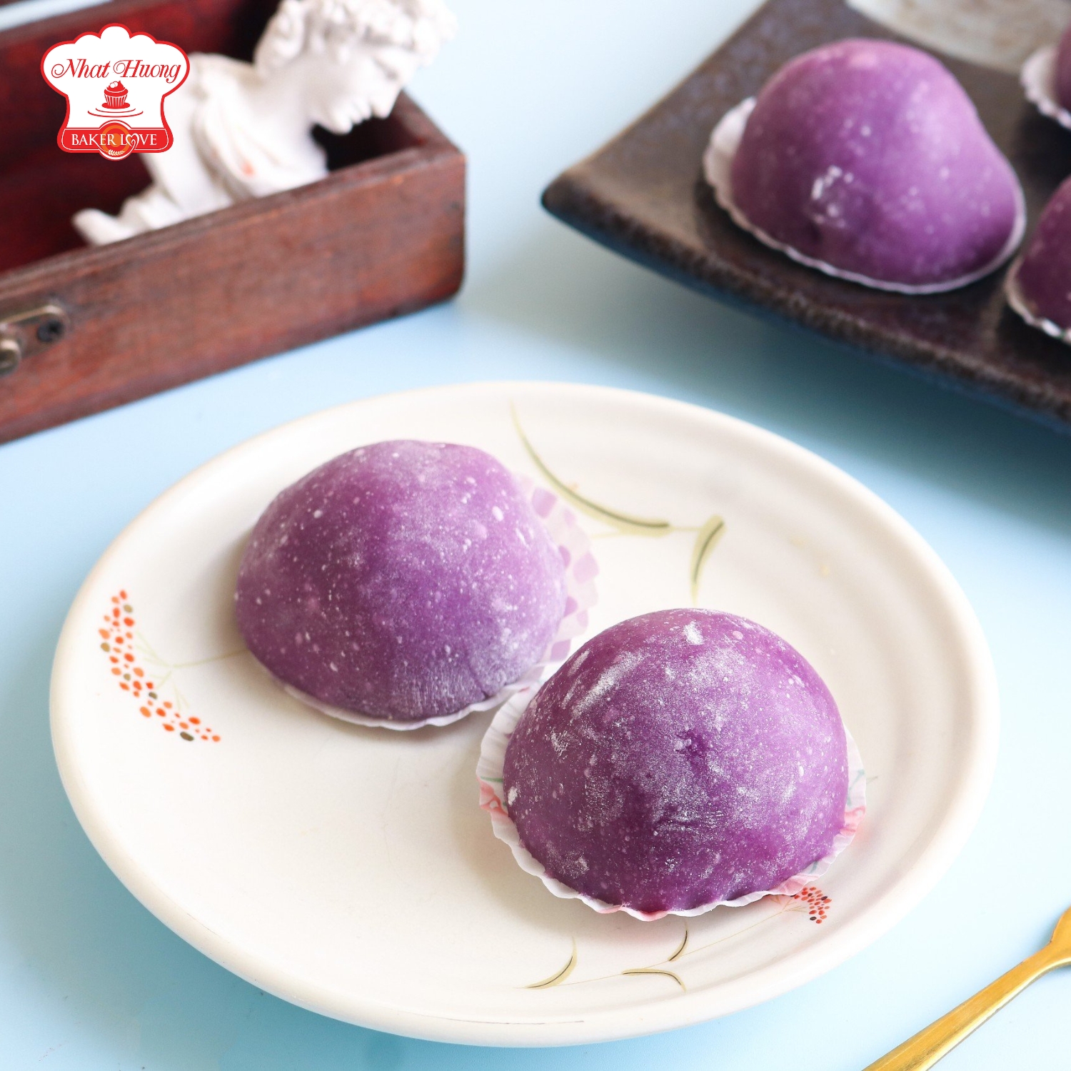 Vào bếp với 4 công thức Mochi ngon mê ly 5 Mochi khoai môn mềm dẻo, hút mắt