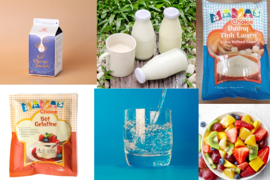 Cách làm chè khúc bạch trái cây dẻo mịn, thanh mát 2 Cách làm chè khúc bạch trái cây dẻo mịn, thanh mát