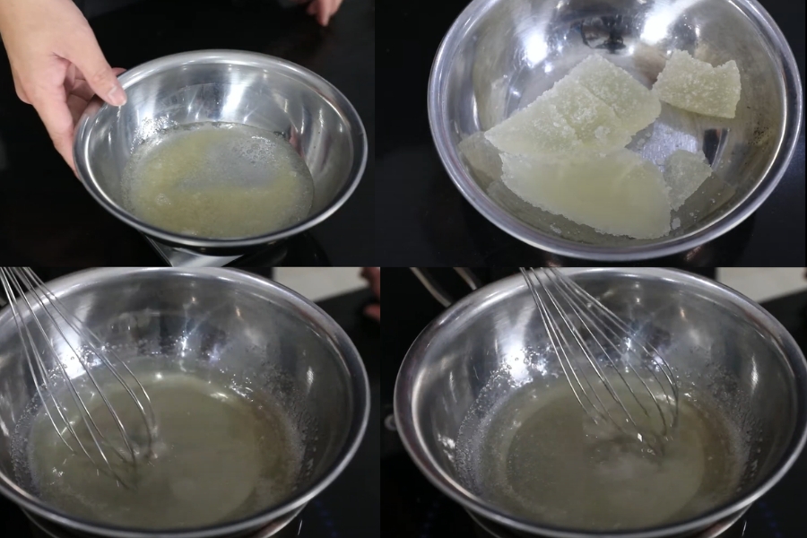 Cách làm chè khúc bạch trái cây dẻo mịn, thanh mát 4 Cách làm chè khúc bạch trái cây dẻo mịn, thanh mát