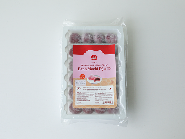 dau do mochi Bánh Mochi Đậu Đỏ Nhất Hương (960g – 24 cái)