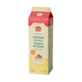 Cốt Bánh Phô Mai Basque Vị Chanh Nhất Hương (Chưa nướng) - (1kg)