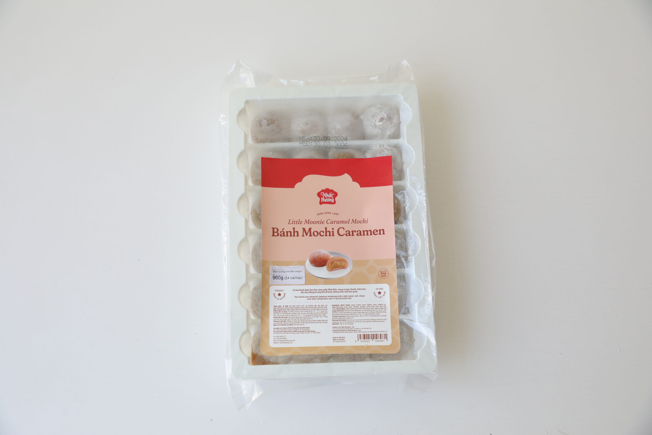 7B9A3197 scaled Mochi Caramen Nhất Hương (960g – 24 cái)