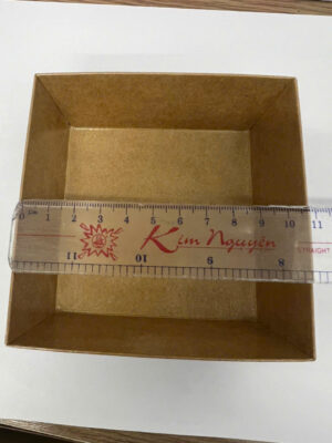 Khay Giấy Kèm Nắp Nhựa 04# Giao Đế Màu Ngẫu Nhiên