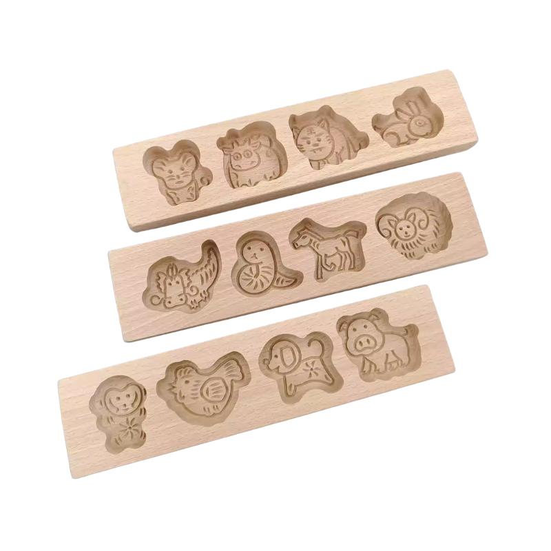 khuon-go-banh-in Khuôn Bánh In Gỗ Hình Thú - Ảnh 1