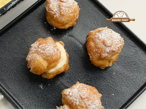 Công thức làm Bánh Choux Chiên không cần lò nướng siêu dễ! 6 Công thức làm Bánh Choux Chiên