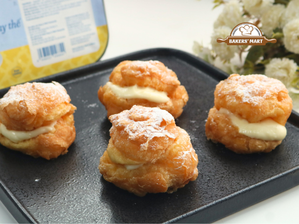 Công thức làm Bánh Choux Chiên không cần lò nướng siêu dễ! 5 Công thức làm Bánh Choux Chiên
