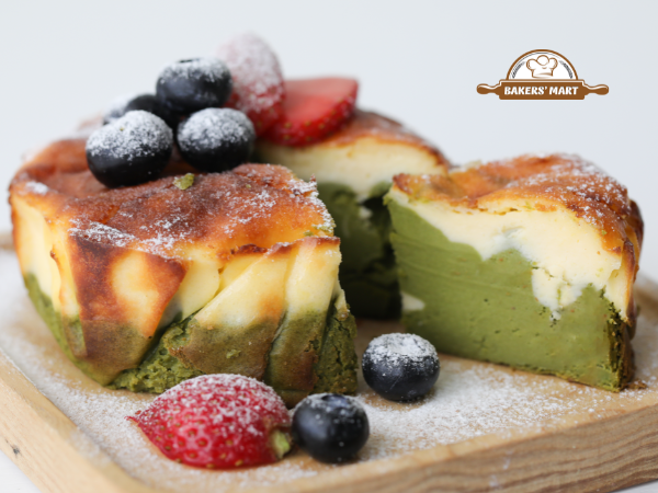 Bật mí công thức làm Phô Mai Cháy Marble Matcha ngon mê ly, ai ăn cũng thích! 3 Công thức làm Bánh Phô Mai Cháy Marble Matcha