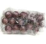 Set 4 Size Quả Châu Trang Trí Màu Nhũ Hồng Đồng (40 Quả) - Ảnh 2