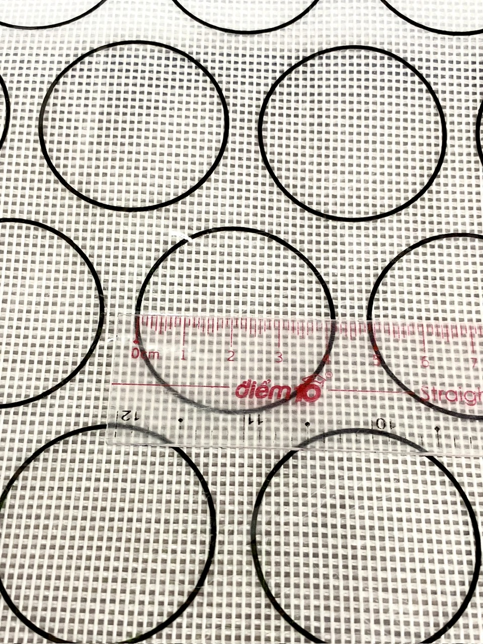 tam silicon silpat 40x60 Tấm Silicon Macaron Silpat (40*60cm) - Ảnh 3