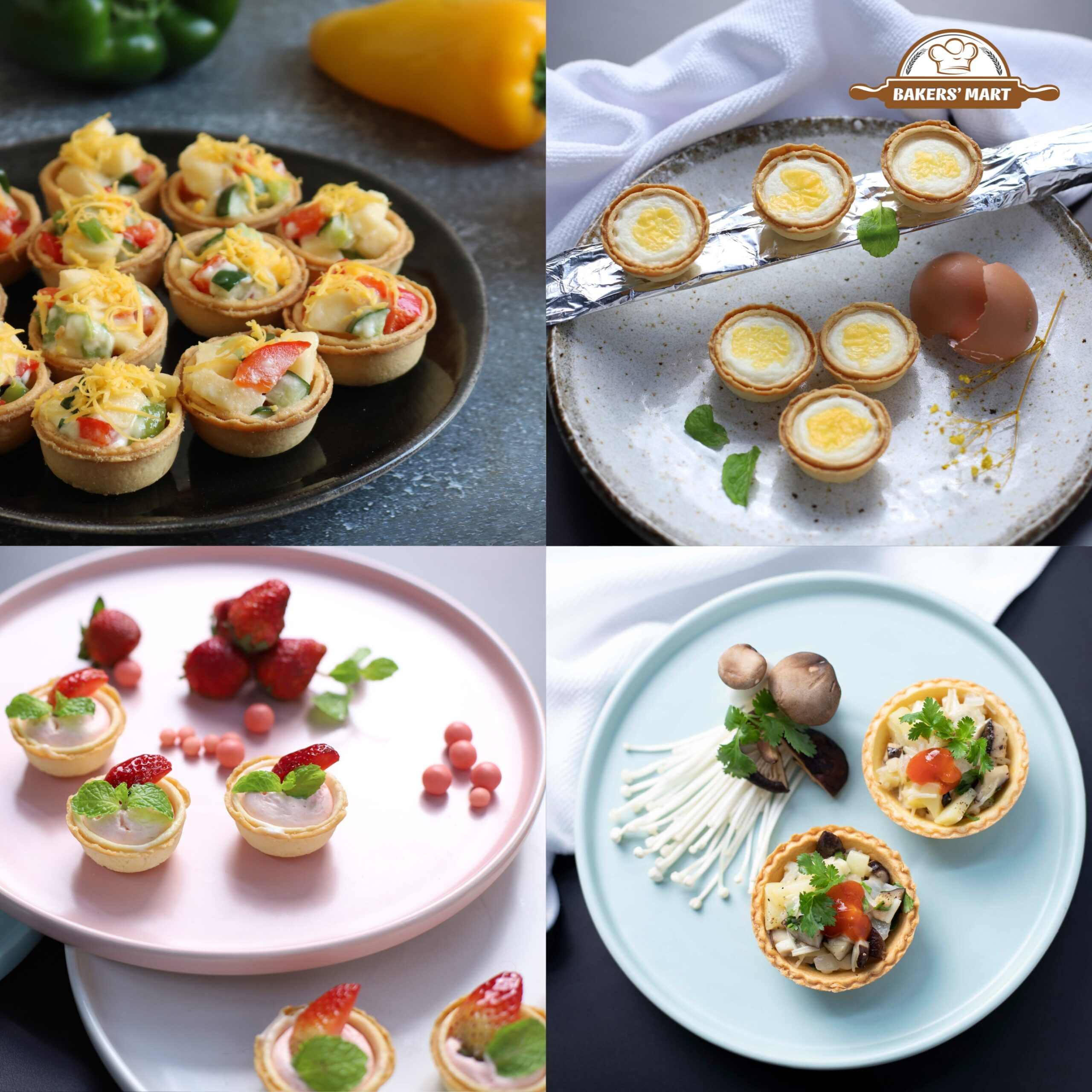 Đa dạng món ngon với Đế Bánh Tart YA Nhất Hương