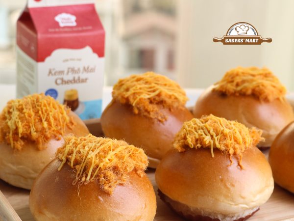 Cách làm Bánh Mì Phô Mai Cheddar xốp mềm, béo thơm đầy mê hoặc 2 Bánh Mì Phô Mai Cheddar