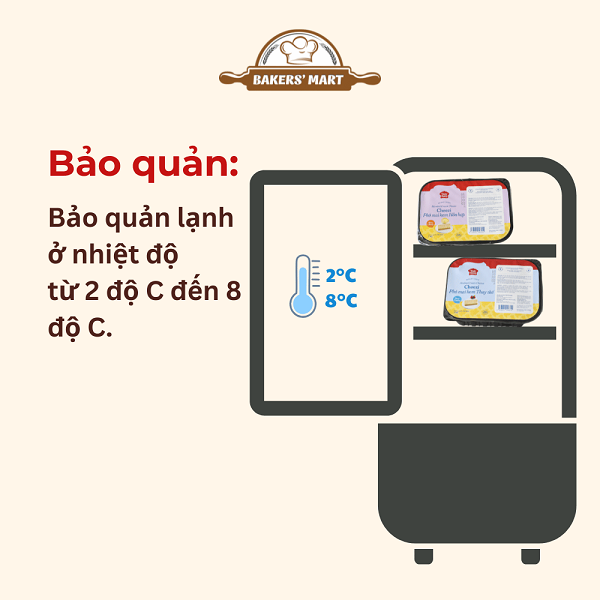 Hướng dẫn bảo quản và sử dụng Phô Mai Kem Cheezi Nhất Hương 3 Hướng dẫn bảo quản và sử dụng Phô Mai Kem Cheezi Nhất Hương