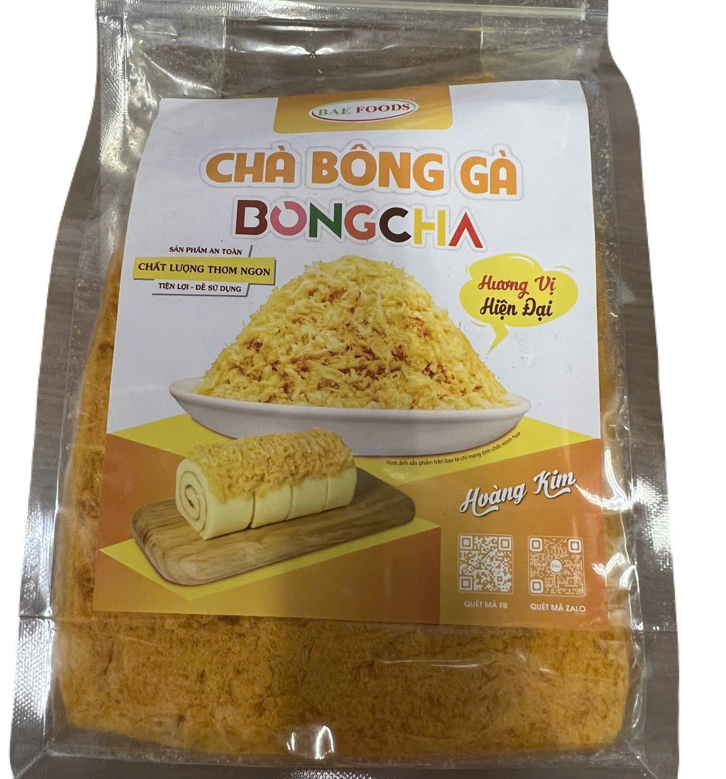 cha bong ga 500gr Chà Bông Gà BAE Hoàng Kim (500 g) - Ảnh 1