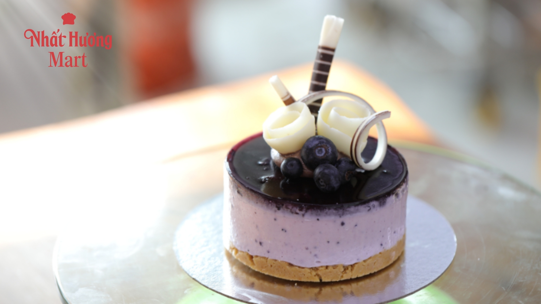 Bánh Mousse Việt Quất