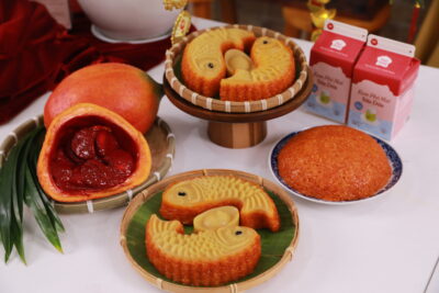 Xôi Gấc &amp; Nhân Đậu Xanh: Sắc đỏ may mắn – Vị béo thơm trọn vẹn cho mùa Tết