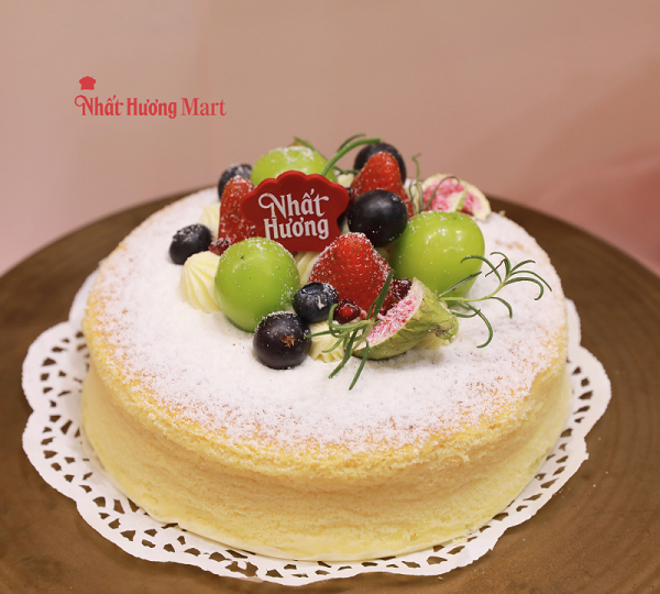 Cách làm Bánh Bông Lan Phô Mai mềm mịn từ Cốt Bánh Đông Lạnh Nhất Hương